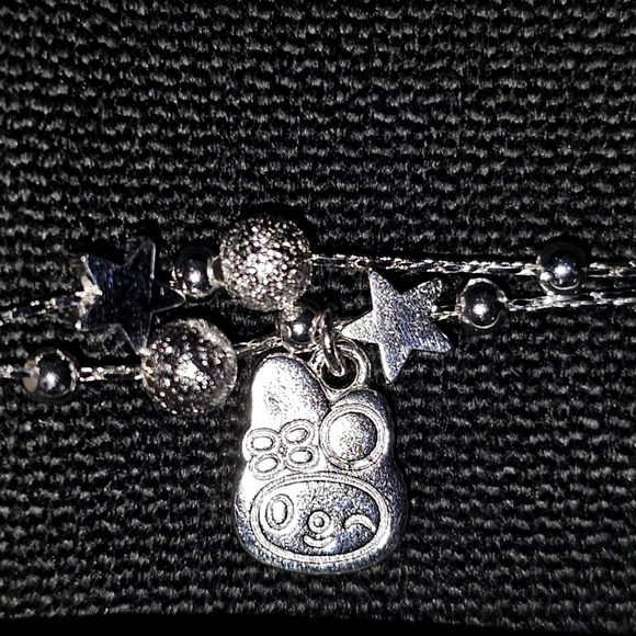 Sanrio Hello Kitty Family Melody Silver Bracelet - Picture 3 of 3